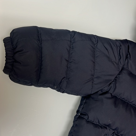 POLO RALPH LAUREN 2T BOYS DOWN FILLED NAVY BLUE HOODED JACKET RED HORSE USED - Picture 7 of 15